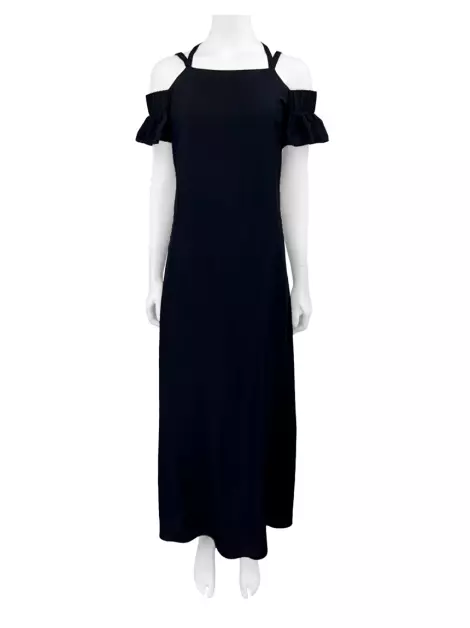 Vestido Adriana Degreas Tecido Preto