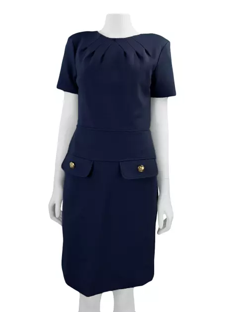 Vestido Agilità Curto Azul