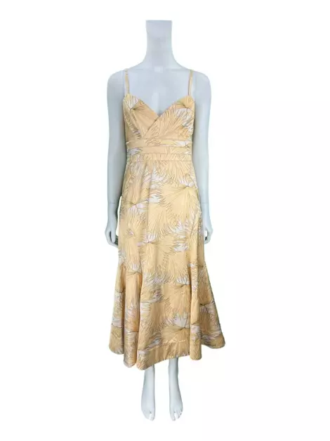 Vestido Agilità Estampado Amarelo