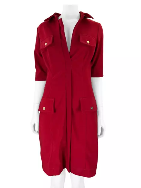 Vestido Agilità Tecido Vermelho