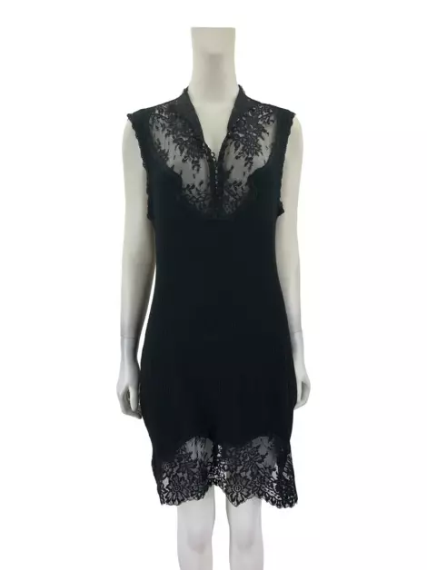 Vestido Agilità Texturizado Preto