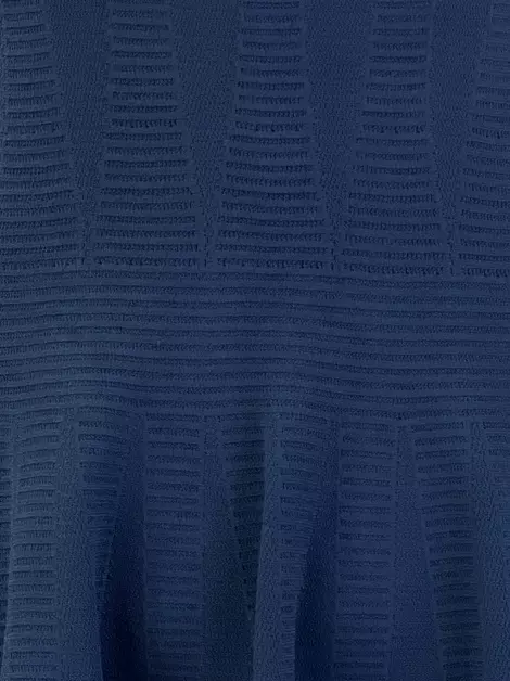 Vestido Alaia Texturizado Azul