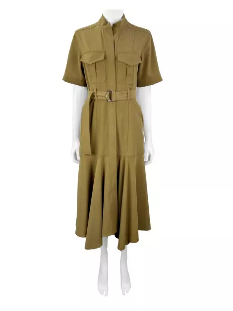Vestido A.L.C. Amarração Bege