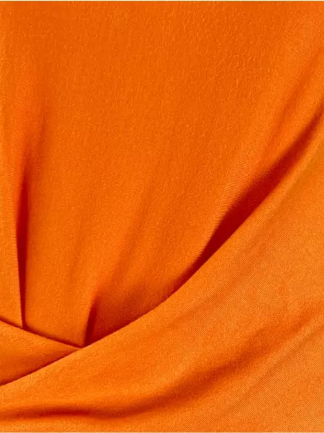 Vestido Alcaçuz Tecido Laranja