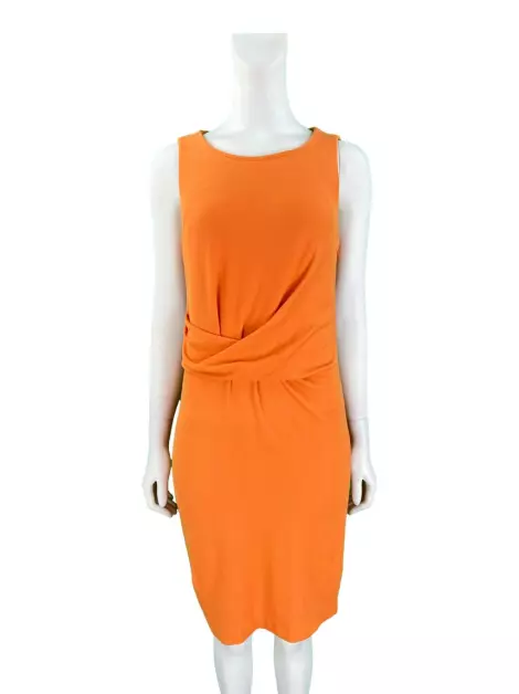 Vestido Alcaçuz Tecido Laranja