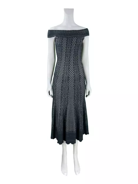 Vestido Alexander McQueen Curto Estampado