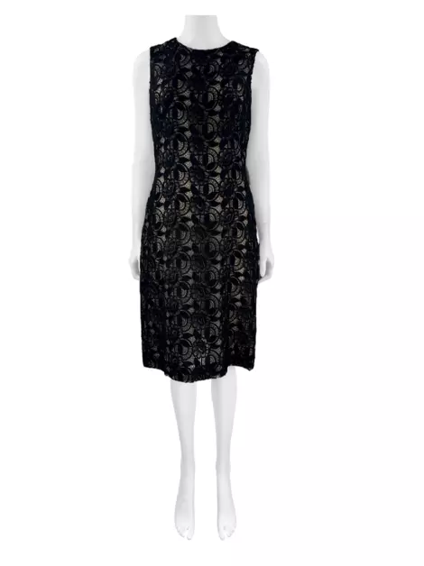 Vestido Alexander McQueen Curto Rendado