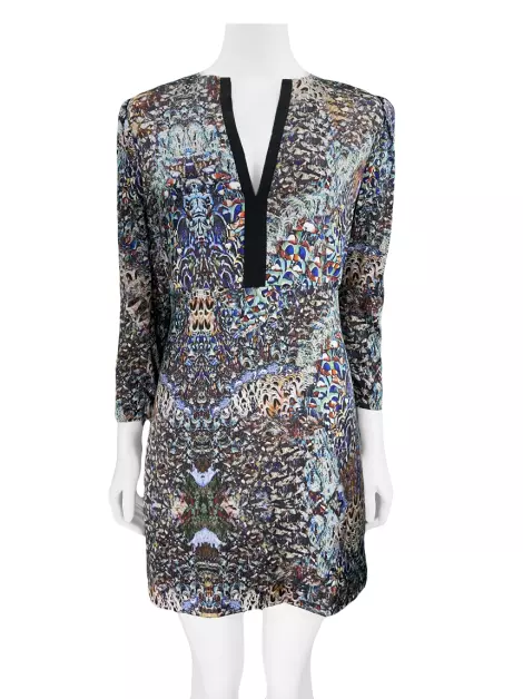 Vestido Alexander McQueen Seda Estampado