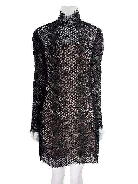 Vestido Alexander Wang Renda Preto
