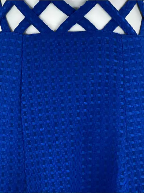 Vestido Alexander Wang Texturizado Azul