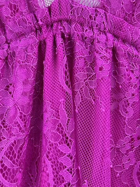 Vestido Alexis Renda Fucsia