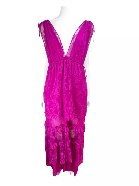 Vestido Alexis Renda Fucsia