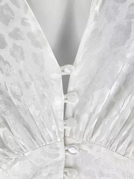 Vestido Amissima Texturizado Branco