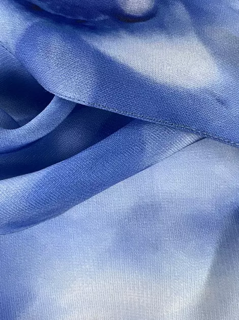 Vestido Andre Betio Azul Estampado