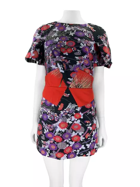 Vestido André Lima Curto Estampado