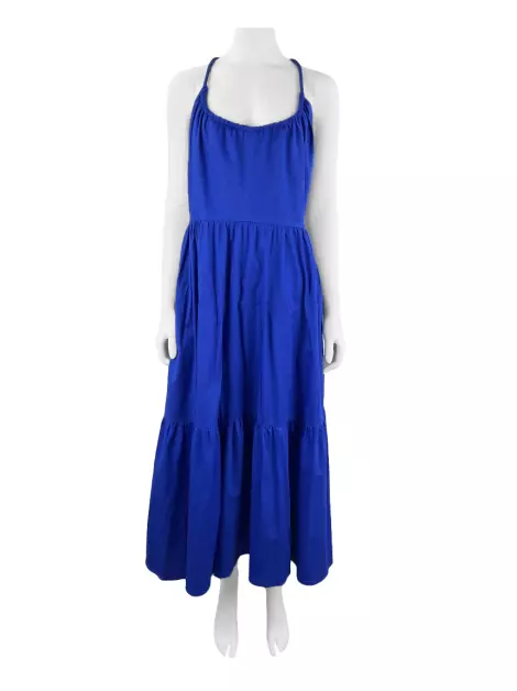 Vestido Andrea Marques Amarração Azul