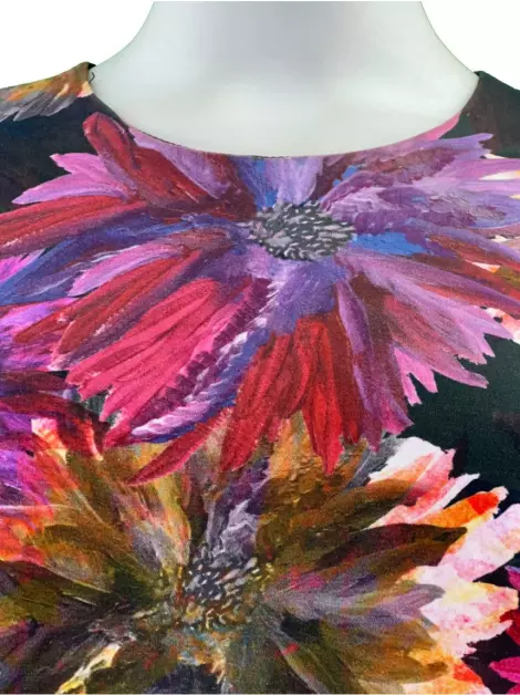 Vestido Andrea Marques Midi Alongado Floral