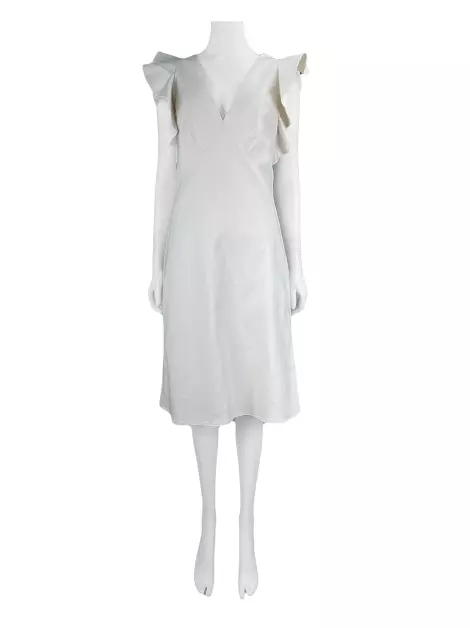 Vestido Andrea Marques Tecido Off White