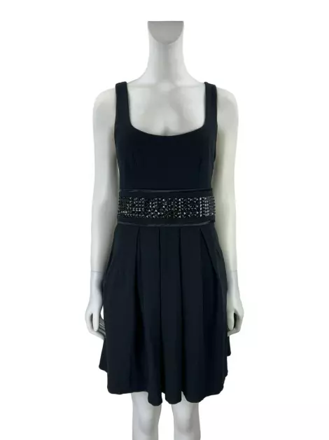 Vestido Armani Exchange Bordado Preto