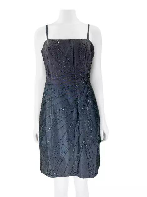 Vestido Arthur Caliman Tecido Bordado
