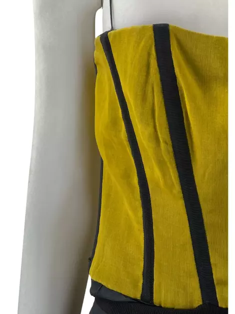 Vestido Barbara Bela Tecido Amarelo