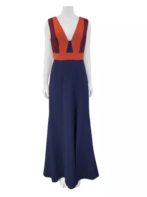 Vestido BCBG Max Azria Recortes Bicolor