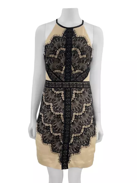 Vestido Bebe Renda Bicolor