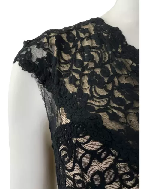 Vestido Bebe Renda Preto