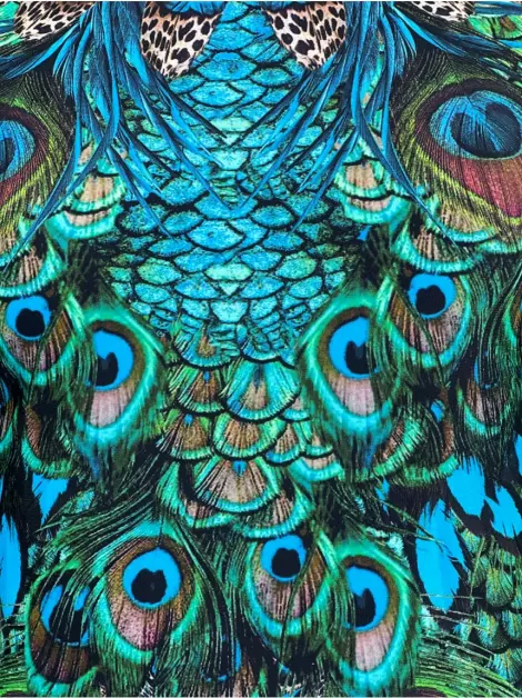 Vestido Blueman Estampa Multicolor