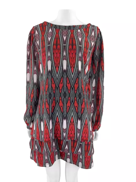 Vestido Bobstore Curto Estampado