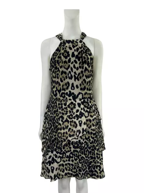 Vestido Brooksfield Donna Seda Animal Print