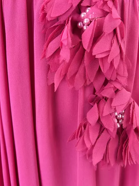 Vestido Candy Brown Longo Rosa