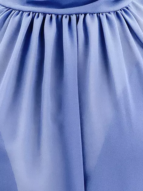 Vestido Candy Brown Tecido Azul