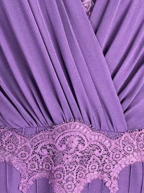 Vestido Candy Brown Tecido Roxo