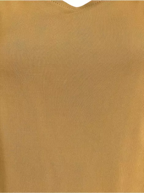Vestido CAOS Bordado Bege
