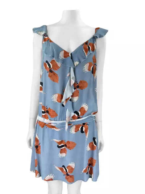 Vestido Carina Duek Curto Estampado