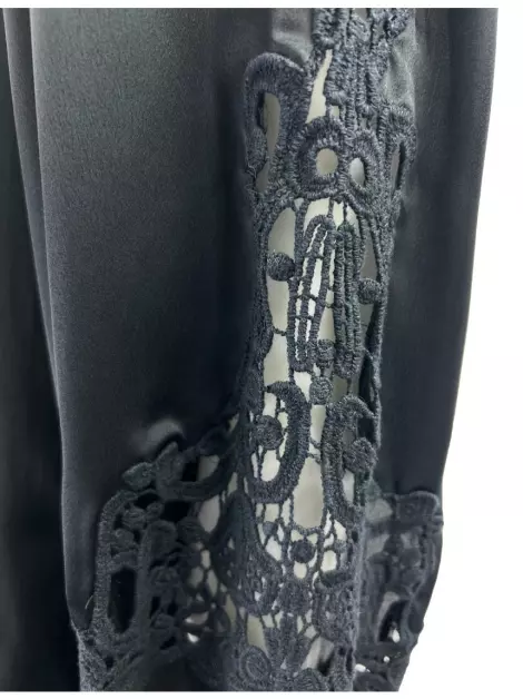 Vestido Carina Duek Tecido Preto