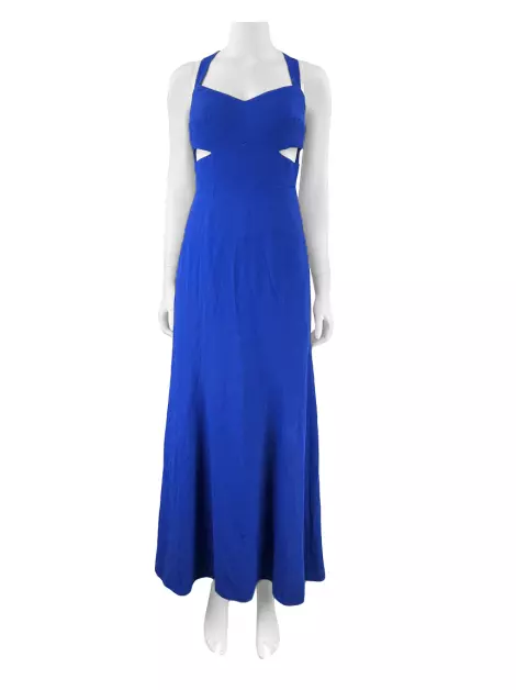 Vestido Carlos Miele Longo Azul