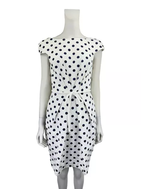 Vestido Carolina Herrera Poás Branco