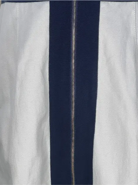 Vestido Carolina Herrera Texturizado Branco