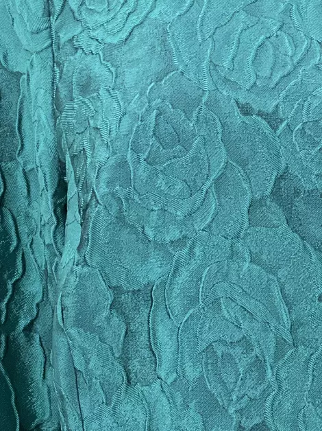 Vestido Carolina Herrera Texturizado Verde