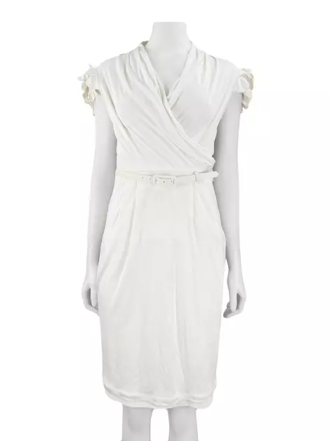 Vestido Catherine Malandrino Tecido Off White