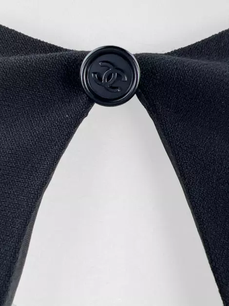 Vestido Chanel Lã Preto