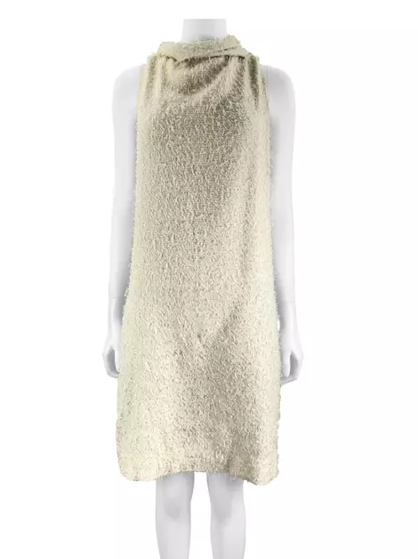 Vestido Chanel Tweed Bege