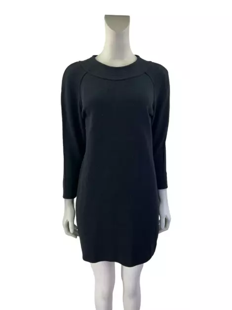 Vestido Christian Dior Lã Preto