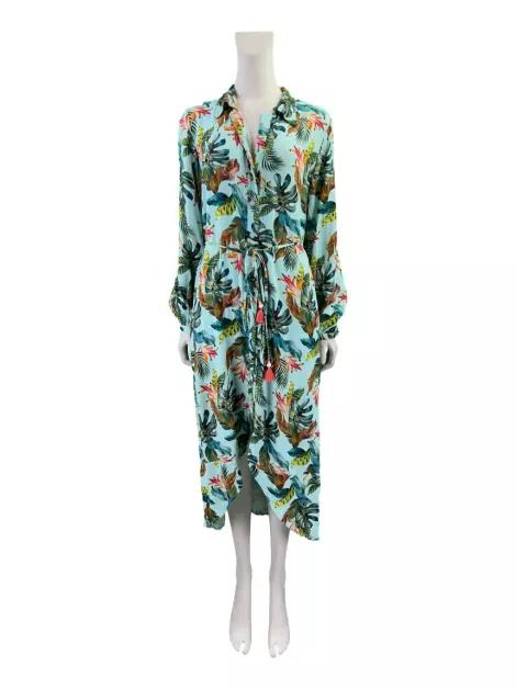 Vestido Cia. Marítima Camisão Estampado