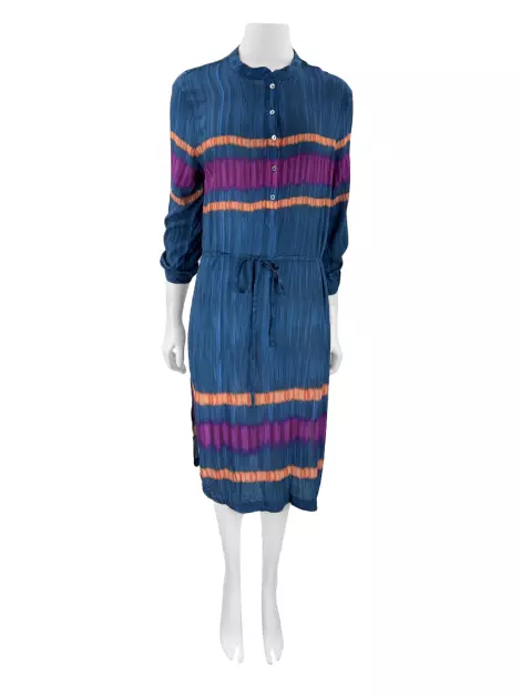 Vestido Cia. Marítima Midi Estampado