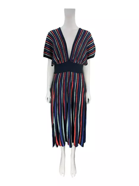 Vestido Cia. Marítima Midi Estampado