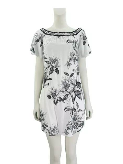 Vestido Colcci Floral P&B