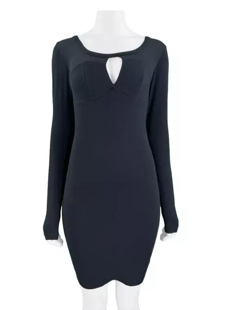 Vestido Colcci Recortes Preto